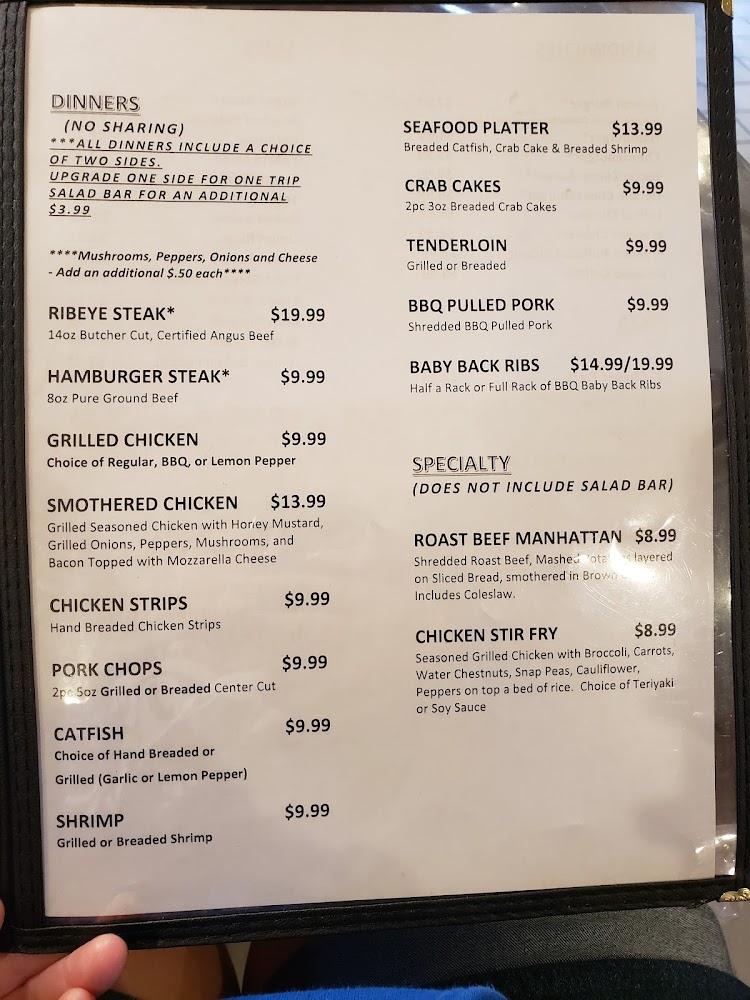 Bobcat Den Menu image 3